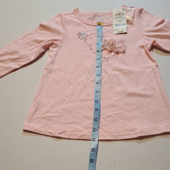 First Impressions Pink Long Sleeve Girls 3T Shirt NWT - Picture 9 of 9